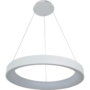Brilagi - LED-dæmpbar pendel med wireophæng FALCON II LED/99W/230V 3000-6500K Ø 60 cm hvid + fjernbetjening