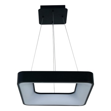 Brilagi - LED-dæmpbar pendel på kabel FALCON II LED/80W/230V 3000-6500K 40x40 cm sort + fjernbetjening
