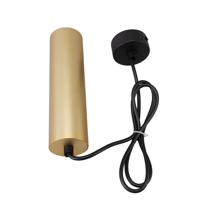 Brilagi - LED RGBW dæmpbar pendel på wire SELE 1xGU10/4,8W/230V 3000K sort/guld + fjernbetjening