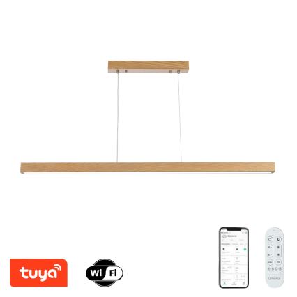 Brilagi - LED dæmpbar pendel på wire OAK SMART LED/30W/230V Wi-Fi Tuya eg + fjernbetjening