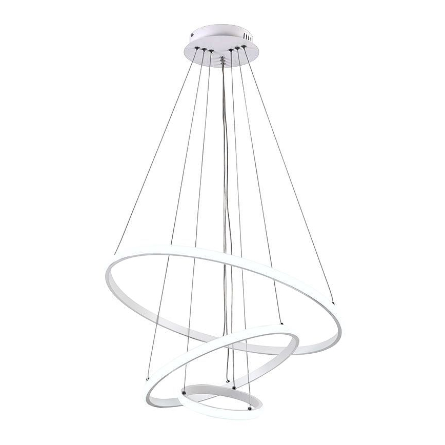 Brilagi - Dæmpbar LED-pendel på wire CIRCLE LED/90W/230V 3000-6500K Ø 60 cm + fjernbetjening