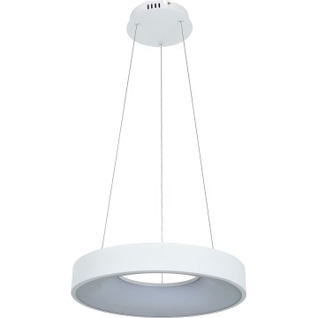 Brilagi - LED-dæmpbar pendel på wire FALCON II LED/67W/230V 3000-6500K Ø 40 cm hvid + fjernbetjening