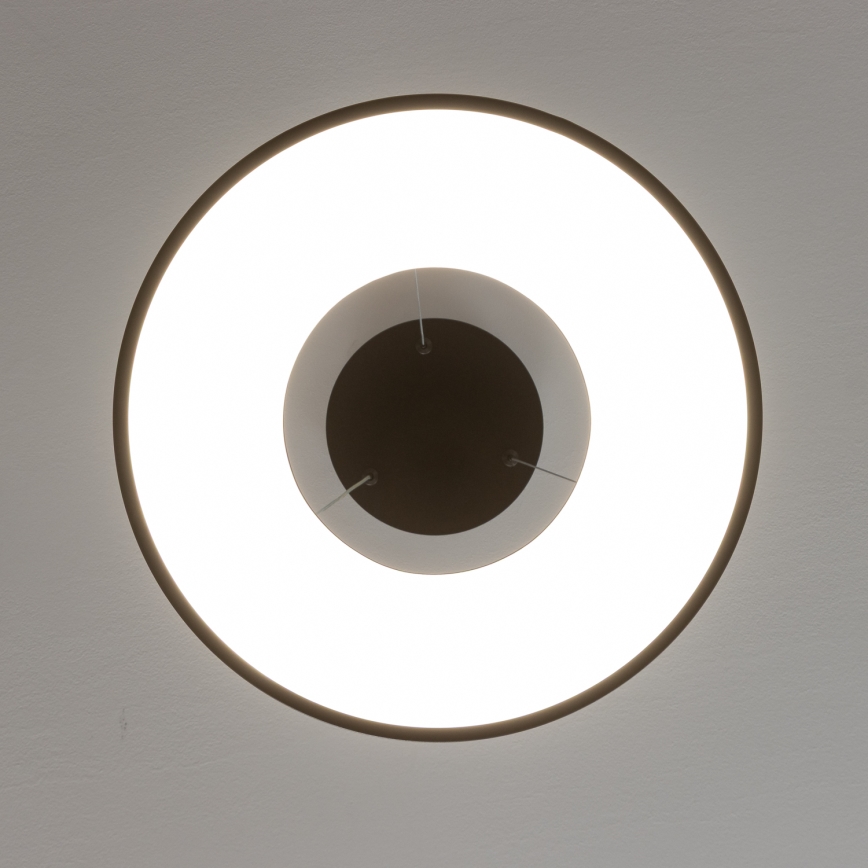 Brilagi - LED-dæmpbar pendel med wireophæng FALCON II LED/67W/230V 3000-6500K diameter 40 cm sort + fjernbetjening