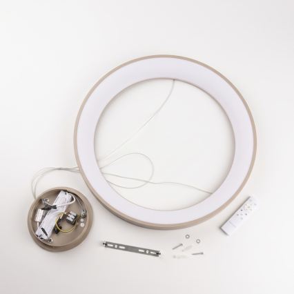 BRILAGI - LED Dæmpbar pendel på wire FALCON II LED/99W/230V 3000-6500K Ø 60 cm beige + fjernbetjening
