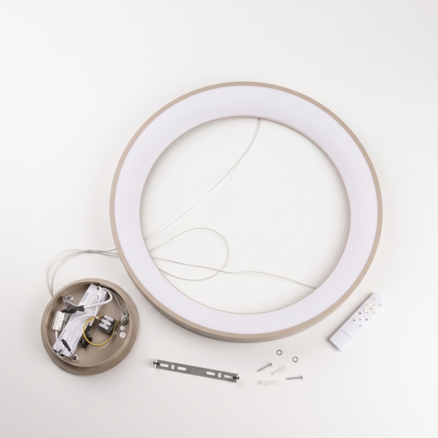 BRILAGI - LED Dæmpbar pendel på wire FALCON II LED/99W/230V 3000-6500K Ø 60 cm beige + fjernbetjening