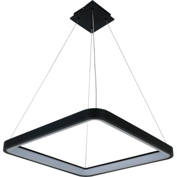 Brilagi - LED dæmpbar pendel på wire FALCON SLIM LED/50W/230V 3000-6500K 50x50 cm sort + fjernbetjening