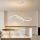Brilagi - LED-dæmpbar pendel på wire INFINITY LED/80W/230V 3000-6000K 80x80 cm hvid + fjernbetjening