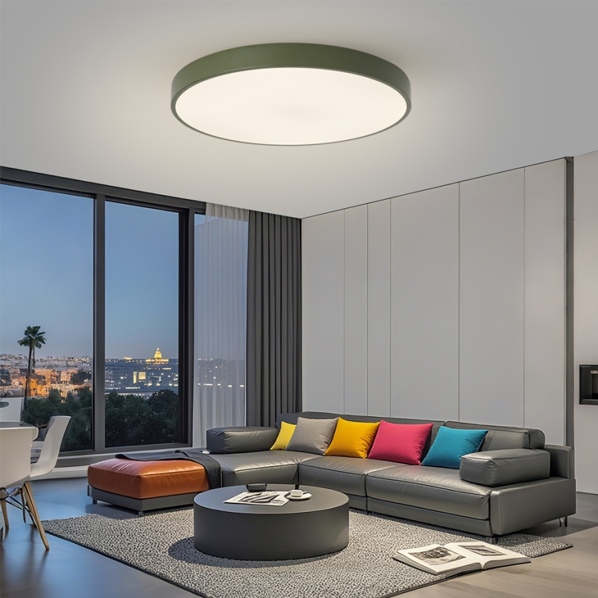 Brilagi - Dæmpbar LED-armatur POOL SMART LED/100W/230V Ø 80 cm Wi-Fi Tuya + fjernbetjening grøn