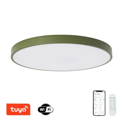 Brilagi - Dæmpbar LED-armatur POOL SMART LED/100W/230V Ø 80 cm Wi-Fi Tuya + fjernbetjening grøn