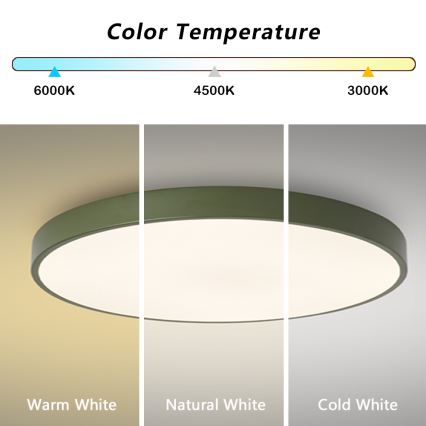 Brilagi - Dæmpbar LED-armatur POOL SMART LED/128W/230V Ø 100 cm 3000–6000K Wi-Fi Tuya + fjernbetjening grøn