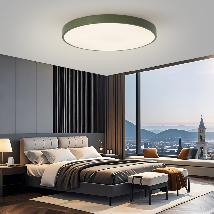 Brilagi - Dæmpbar LED-armatur POOL SMART LED/128W/230V Ø 100 cm 3000–6000K Wi-Fi Tuya + fjernbetjening grøn