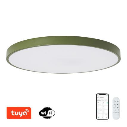 Brilagi - Dæmpbar LED-armatur POOL SMART LED/128W/230V Ø 100 cm 3000–6000K Wi-Fi Tuya + fjernbetjening grøn