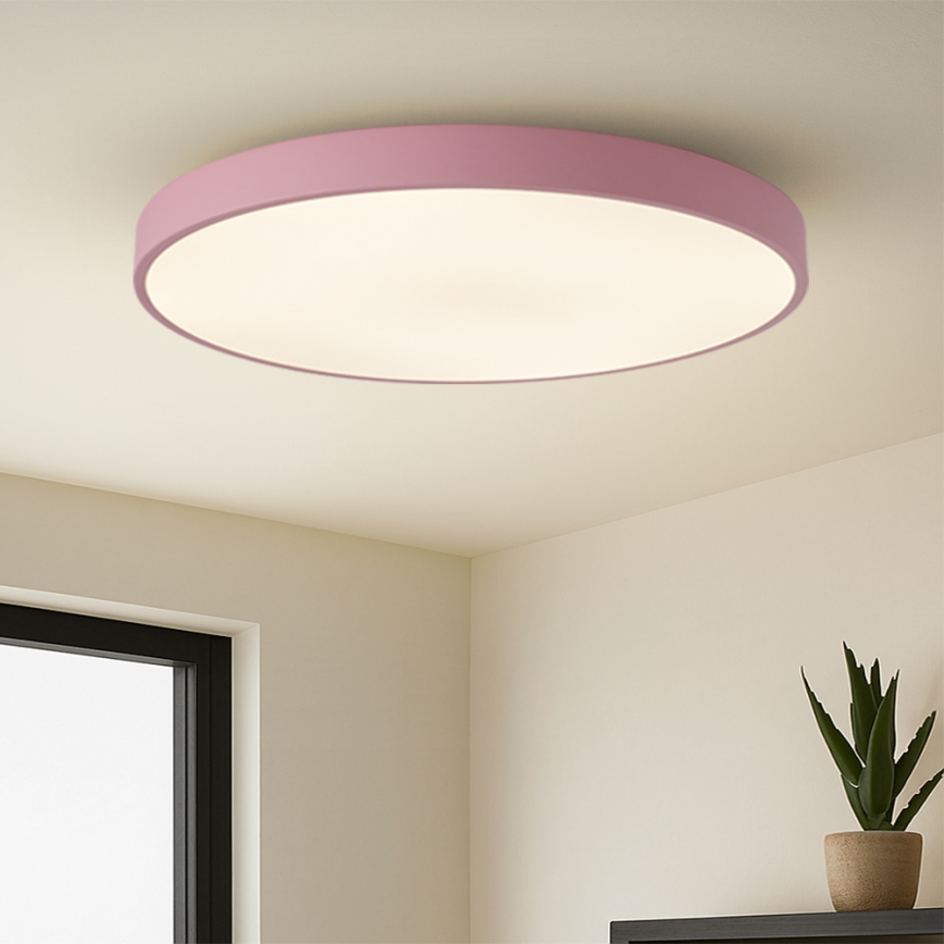 Brilagi - Dæmpbar LED-armatur POOL SMART LED/128W/230V Ø 100 cm Wi-Fi Tuya + fjernbetjening rosa