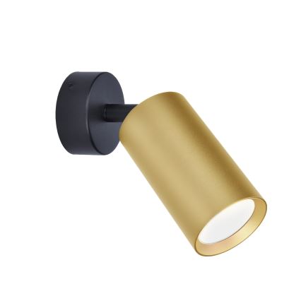 Brilagi - LED RGBW dæmpbar spotarmatur SELE GOLDEN 1xGU10/4,8W/230V 3000K sort/guld + fjernbetjening