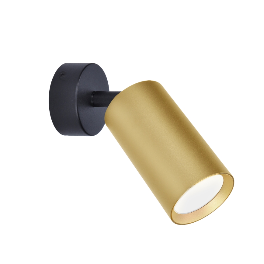 Brilagi - LED RGBW dæmpbar spotarmatur SELE GOLDEN 1xGU10/4,8W/230V 3000K sort/guld + fjernbetjening