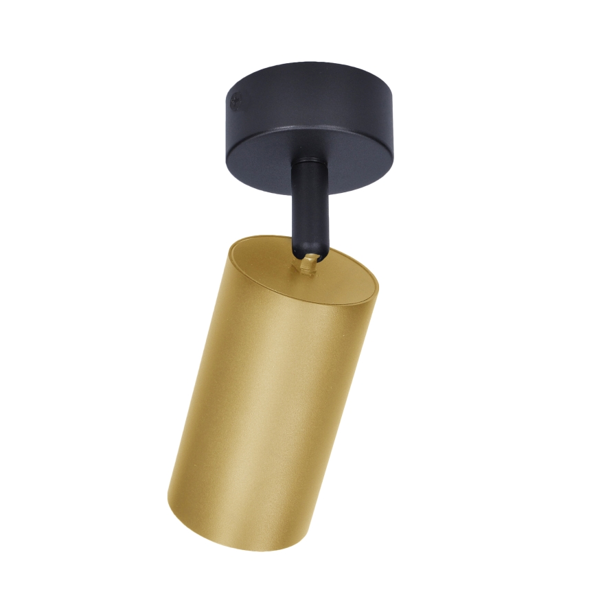 Brilagi - LED RGBW dæmpbar spotarmatur SELE GOLDEN 1xGU10/4,8W/230V 3000K sort/guld + fjernbetjening