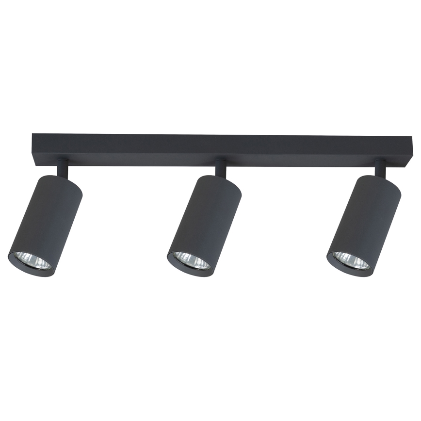 Brilagi - LED RGBW dæmpbar indbygningsspot SELE 3xGU10/4,8W/230V 3000K antracit + fjernbetjening