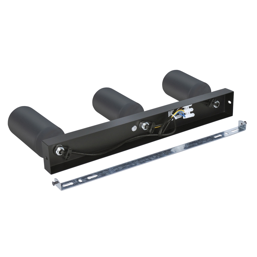 Brilagi - LED RGBW dæmpbar indbygningsspot SELE 3xGU10/4,8W/230V 3000K antracit + fjernbetjening