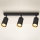 Brilagi - LED-dæmpbar spotlampe SELE 3xGU10/6,5W/230V 2700-6500K sort/guld