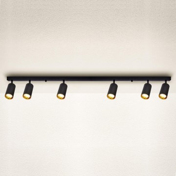 Brilagi - LED dæmpbar spotlampe SELE 6xGU10/6,5W/230V 2700-6500K sort/guld