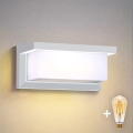 Brilagi - LED-dæmpbar udendørs væglampe BRICKY 1xE27/6W/230V 2700-6500K IP54 hvid