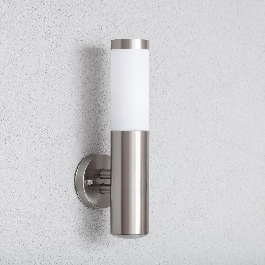 BRILAGI - LED dæmpbar udendørs væglampe ELIA 1xE27/6W/230V 2700-6500K IP44 Wi-Fi mat krom