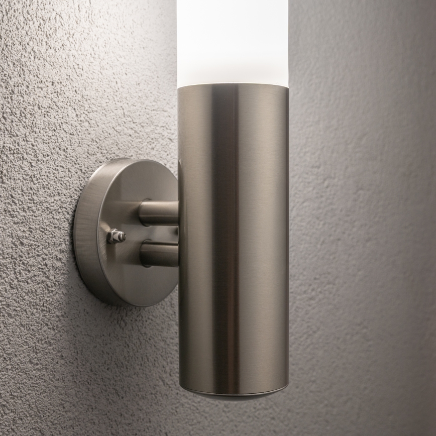 BRILAGI - LED dæmpbar udendørs væglampe ELIA 1xE27/6W/230V 2700-6500K IP44 Wi-Fi mat krom