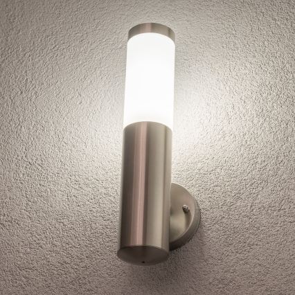 BRILAGI - LED dæmpbar udendørs væglampe ELIA 1xE27/6W/230V 2700-6500K IP44 Wi-Fi mat krom
