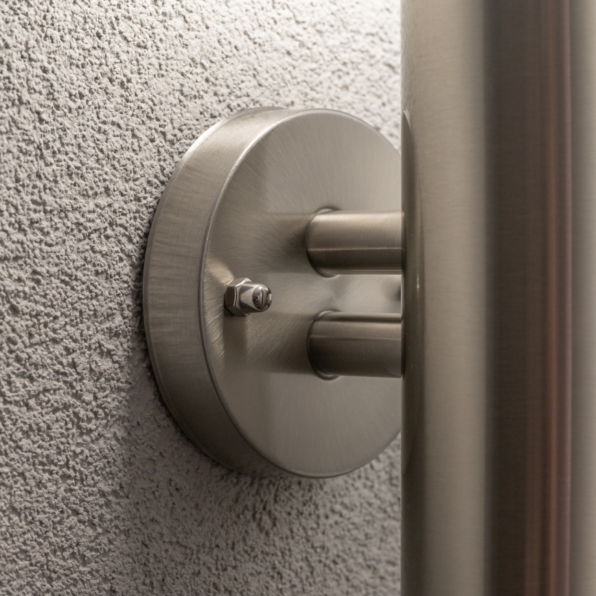 BRILAGI - LED dæmpbar udendørs væglampe ELIA 1xE27/6W/230V 2700-6500K IP44 Wi-Fi mat krom