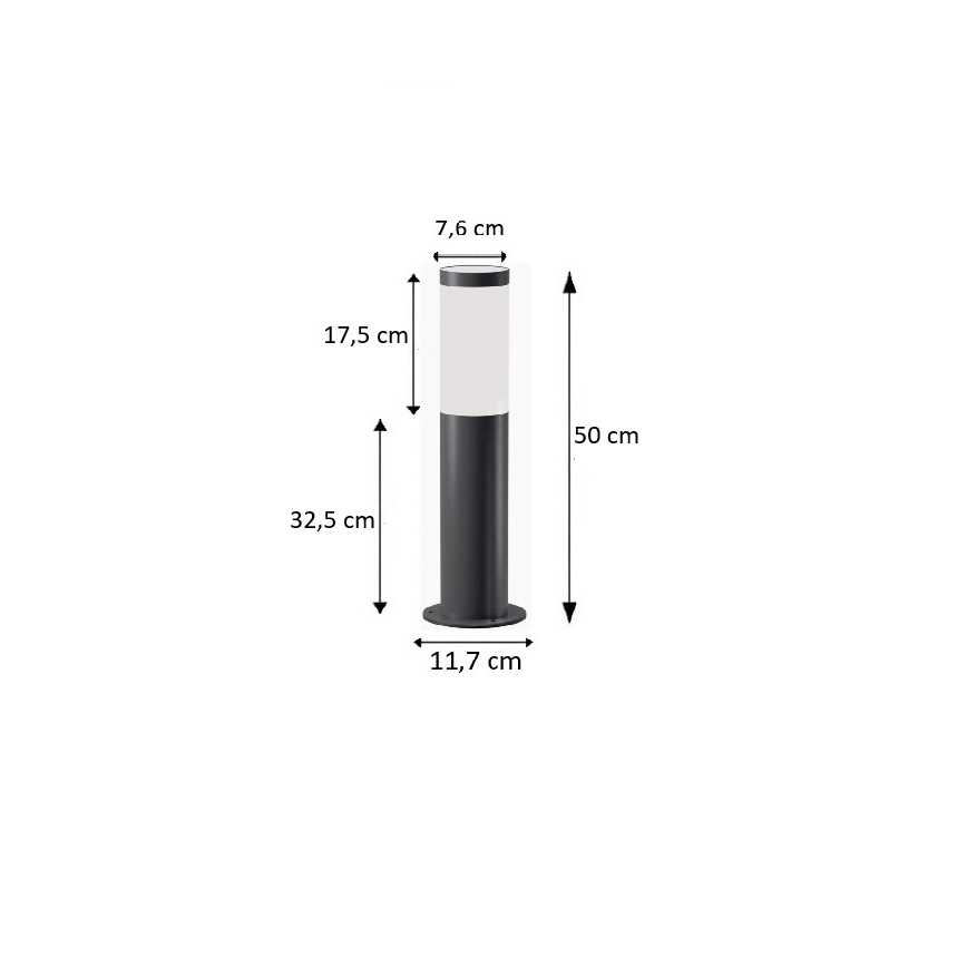 BRILAGI - LED dæmpbar udendørslampe ELIA 1xE27/6W/230V 2700-6500K IP44 Wi-Fi 50 cm antracit