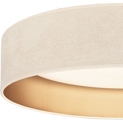 Brilagi - Dæmpbar LED-loftlampe VELVET SMARTIX LED/24W/230V 3000-6000K Ø 45 cm cremefarvet/guld Wi-Fi Tuya Beacon + fjernbetjening