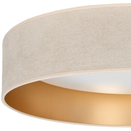 Brilagi - Dæmpbar LED-loftlampe VELVET SMART VARI LED/24W/230V 3000-6500K Ø 45 cm cremefarvet/guld + fjernbetjening