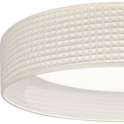 Brilagi - Dæmpbar LED-loftlampe VELVET SMART VARI LED/36W/230V 3000-6500K Ø 55 cm cremefarvet + fjernbetjening
