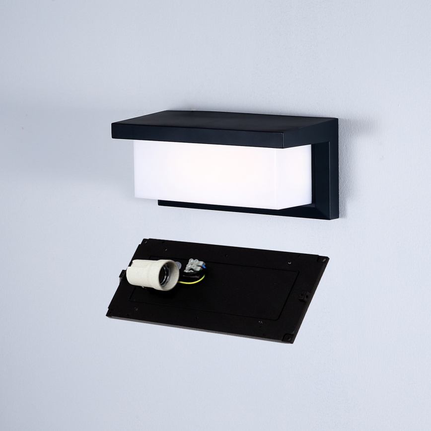 Brilagi - LED-dæmpbar udendørs væglampe BRICKY 1xE27/6W/230V 2700-6500K IP54 sort