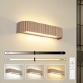 Brilagi - LED-dæmpbar væglampe FALCON MODERN LED/14W/230V 3000-6000K 40 cm beige + fjernbetjening