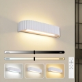 Brilagi - LED-dæmpbar væglampe FALCON MODERN LED/14W/230V 3000-6000K 40 cm hvid + fjernbetjening