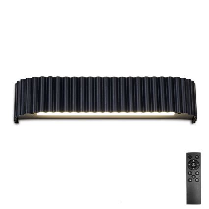 Brilagi - LED-dæmpbar væglampe FALCON MODERN LED/14W/230V 3000-6000K 40 cm sort + fjernbetjening