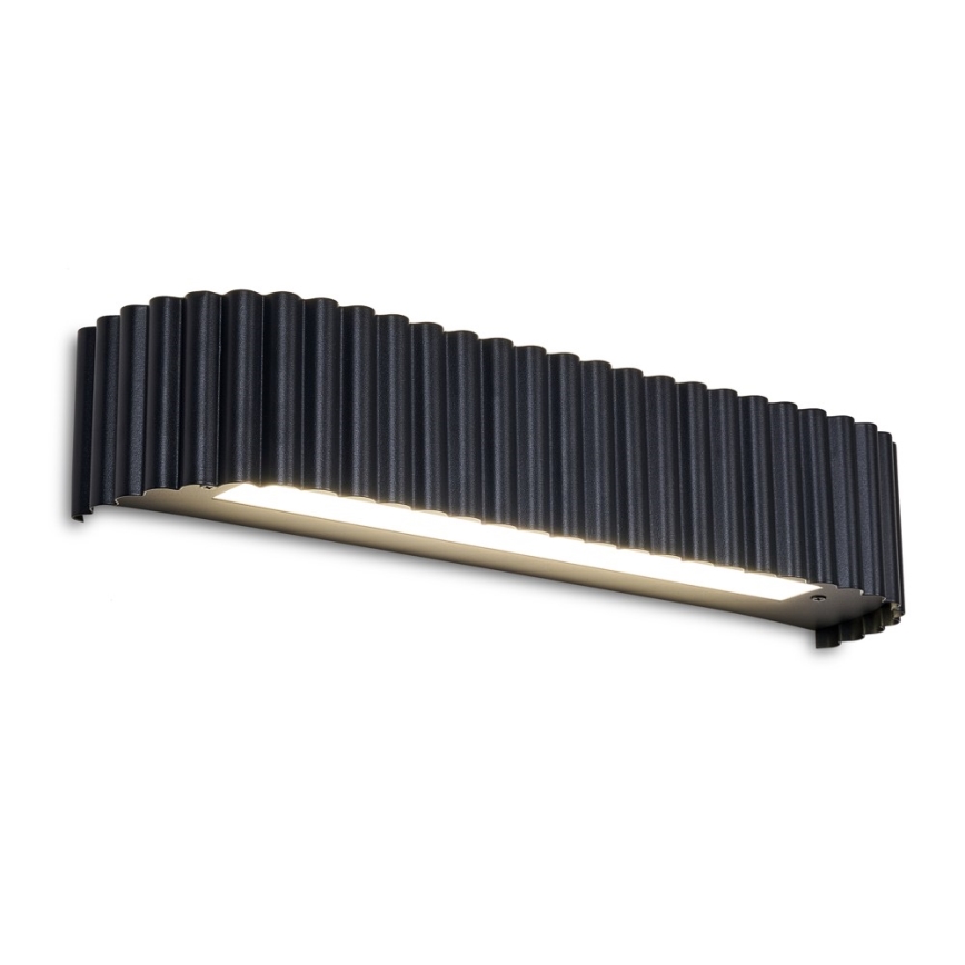 Brilagi - LED-dæmpbar væglampe FALCON MODERN LED/14W/230V 3000-6000K 40 cm sort + fjernbetjening