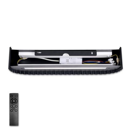 Brilagi - LED-dæmpbar væglampe FALCON MODERN LED/14W/230V 3000-6000K 40 cm sort + fjernbetjening