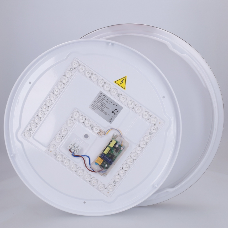 Brilagi - LED dæmpbar loftlampe FANCIA LED/48W/230V 3000-6500K Ø 39 cm antracit + fjernbetjening