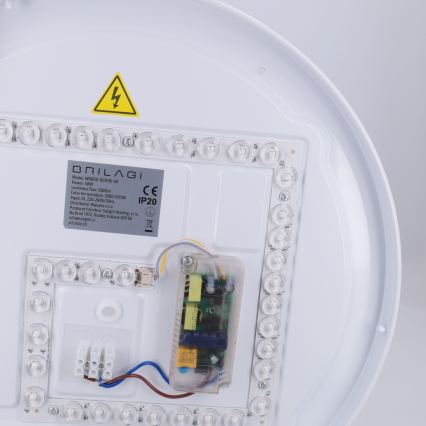 Brilagi - LED dæmpbar loftlampe FANCIA LED/48W/230V 3000-6500K Ø 39 cm antracit + fjernbetjening