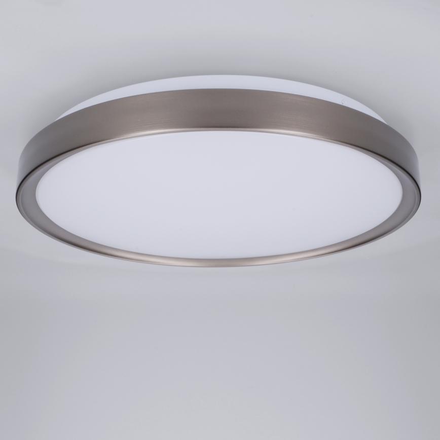 Brilagi - LED Dæmpbar loftlampe FANCIA LED/48W/230V 3000-6500K Ø 39 cm sølv + fjernbetjening