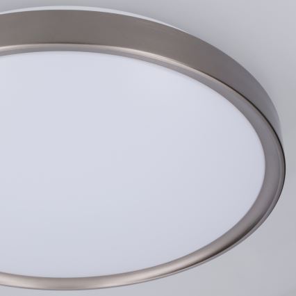 Brilagi - LED Dæmpbar loftlampe FANCIA LED/48W/230V 3000-6500K Ø 39 cm sølv + fjernbetjening