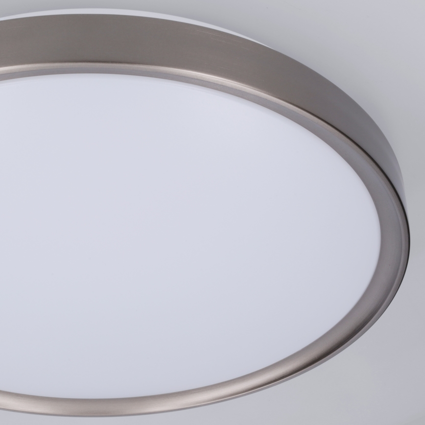 Brilagi - LED Dæmpbar loftlampe FANCIA LED/48W/230V 3000-6500K Ø 39 cm sølv + fjernbetjening