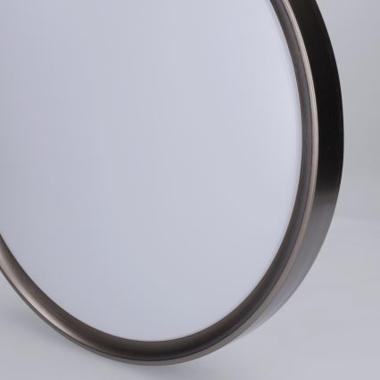 Brilagi - LED Dæmpbar loftlampe FANCIA LED/48W/230V 3000-6500K Ø 39 cm sølv + fjernbetjening