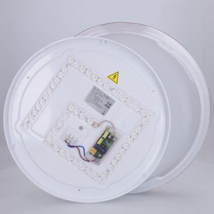 Brilagi - LED Dæmpbar loftlampe FANCIA LED/48W/230V 3000-6500K Ø 39 cm sølv + fjernbetjening