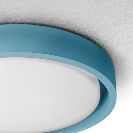 Brilagi - LED dæmpbar loftlampe MATTEO LED/48W/230V 3000-6500K Ø 41 cm turkis + fjernbetjening