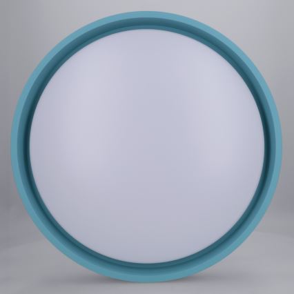 Brilagi - LED dæmpbar loftlampe MATTEO LED/48W/230V 3000-6500K Ø 41 cm turkis + fjernbetjening