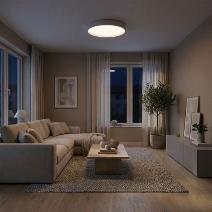 Brilagi - LED-dæmpbar loftlampe NANCI LED/60W/230V 3000-6500K Ø 49 cm hvid + fjernbetjening