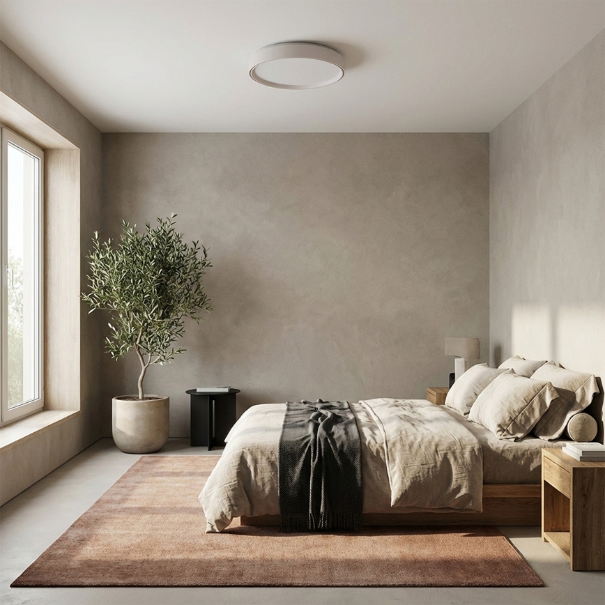 Brilagi - LED-dæmpbar loftlampe NANCI LED/60W/230V 3000-6500K Ø 49 cm hvid + fjernbetjening